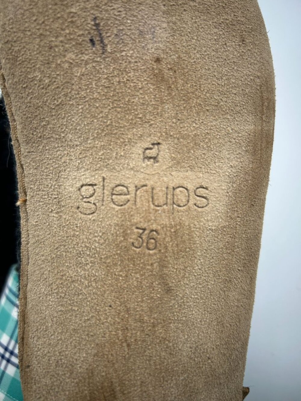 NWT Glerups Women's Black Charcoal Wool Leather Sole Slip-On Slipper Sz 5.5 3283 - Picture 8 of 16